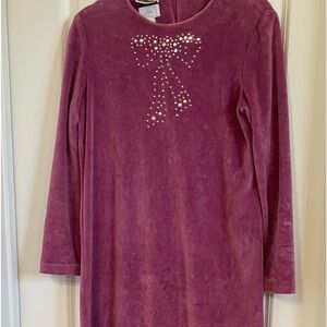 Vintagee Neiman Marcus Velvet Night Gown with Rhinestone Detail